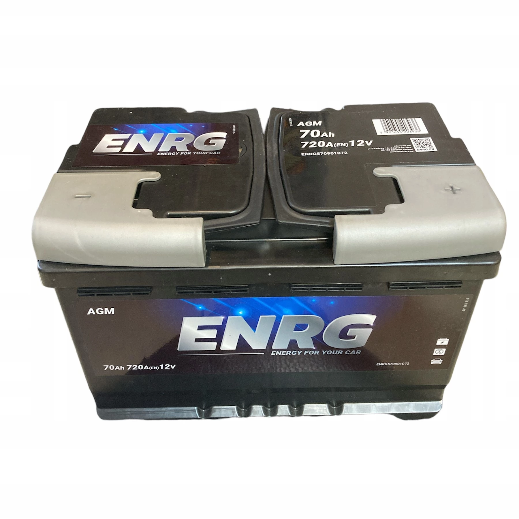 ENRG START-STOP AGM Akumulator 70Ah / 720A / D+