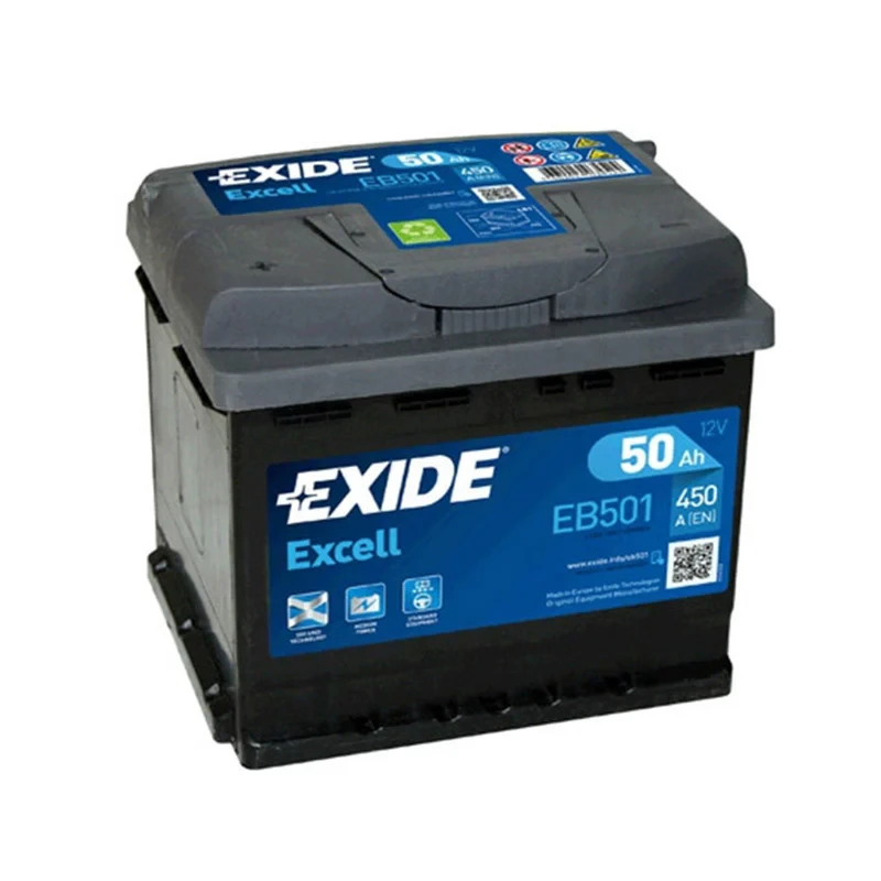 EXIDE EXCELL Akumulator 50Ah / 450A / L+