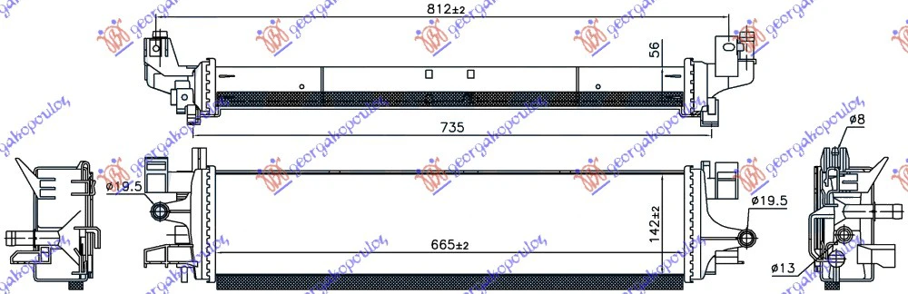 HLAD. DODATNI 1.5 EcoBoost (665x142x56)