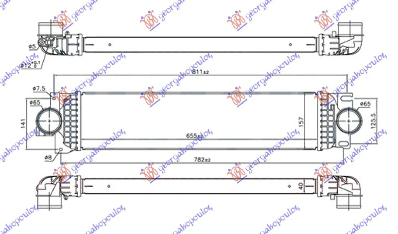 HLAD. INTERC. 1.5-1.6 TDCi-2.0(T7CE)TDCi