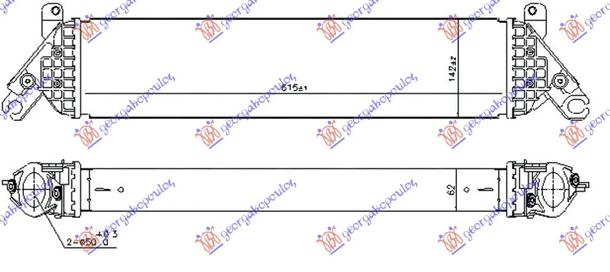 HLAD. INTERC. 2.2 CDVi DIZ (615x145x62)