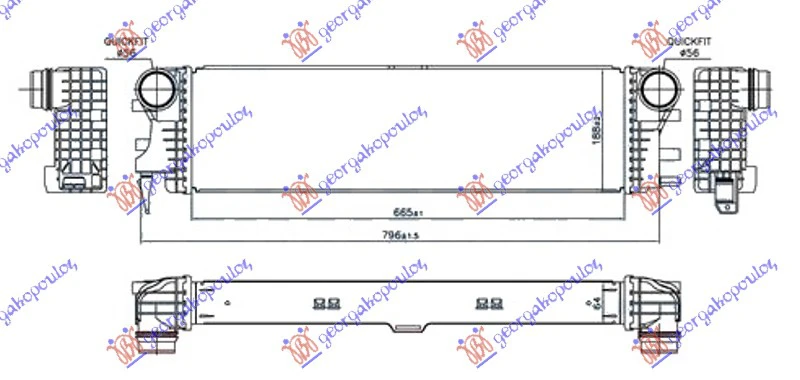 HLAD. INTERC. 2.2(114/116/119 CDI/BL-T)