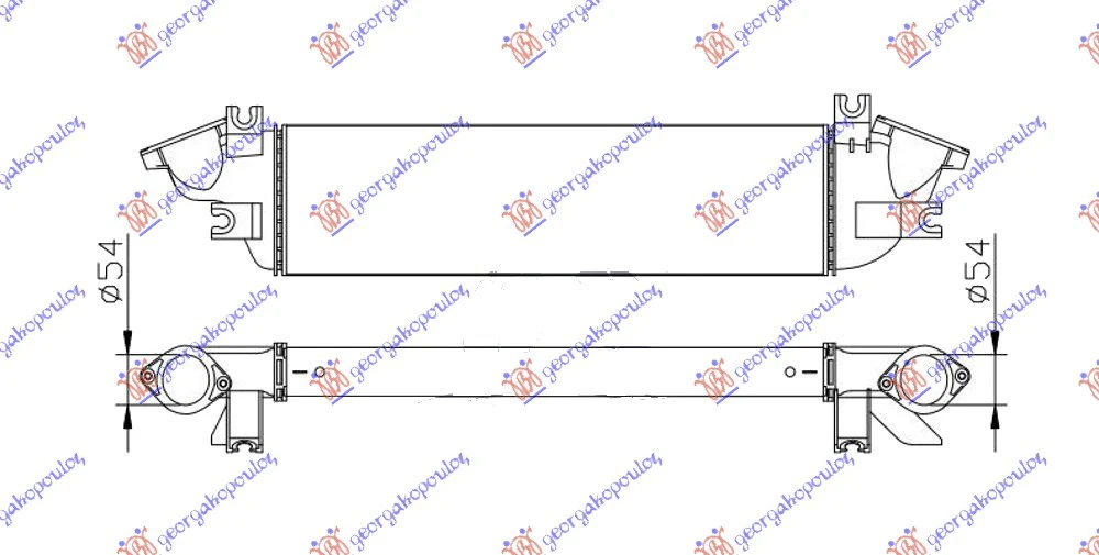 HLAD INTERC 2.4 DI-D DIZEL (575x175x50)