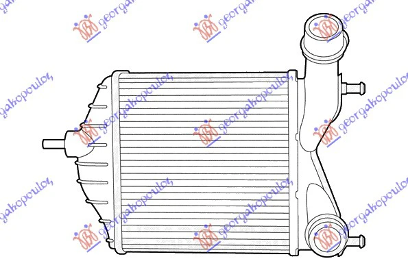 HLAD INTERCOOLER 1.3 MJTD (192x209x65)