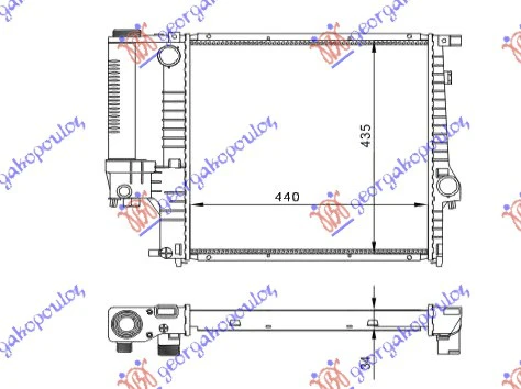 HLAD. MOT. BEN MAN +AC (440x440x32) MEHA