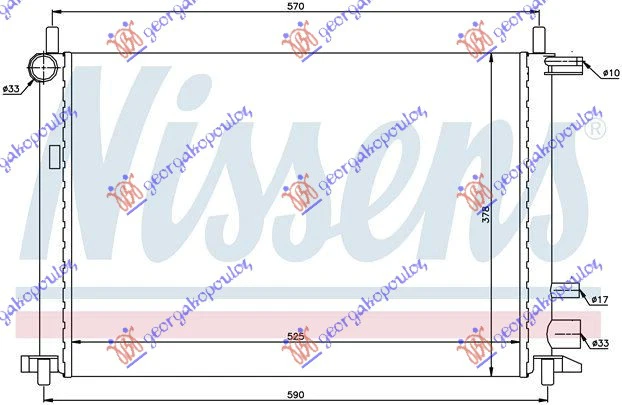 HLAD MOTORA 1.2-1.3-1.4-1.6+A/C(52x37.8)