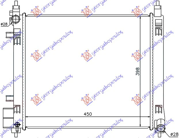 HLAD MOTORA 1.2DIG (45x40) MAN.(HR12DDR)