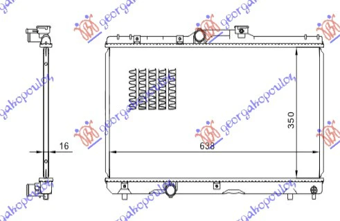 HLAD MOTORA 1.3-1.6 +/-A/C (63.8x35)