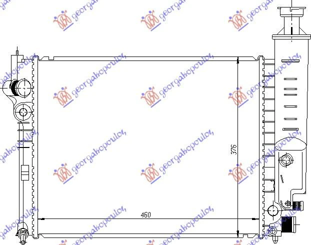 HLAD MOTORA 1.4-1.6cc +/-A/C (46x38)