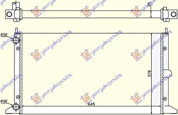 HLAD MOTORA 2.0 i-18V (64.5x37.8) -00