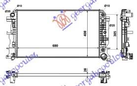 HLAD MOTORA 2.2 CDi+AC(67.7x415x34)AUTOM