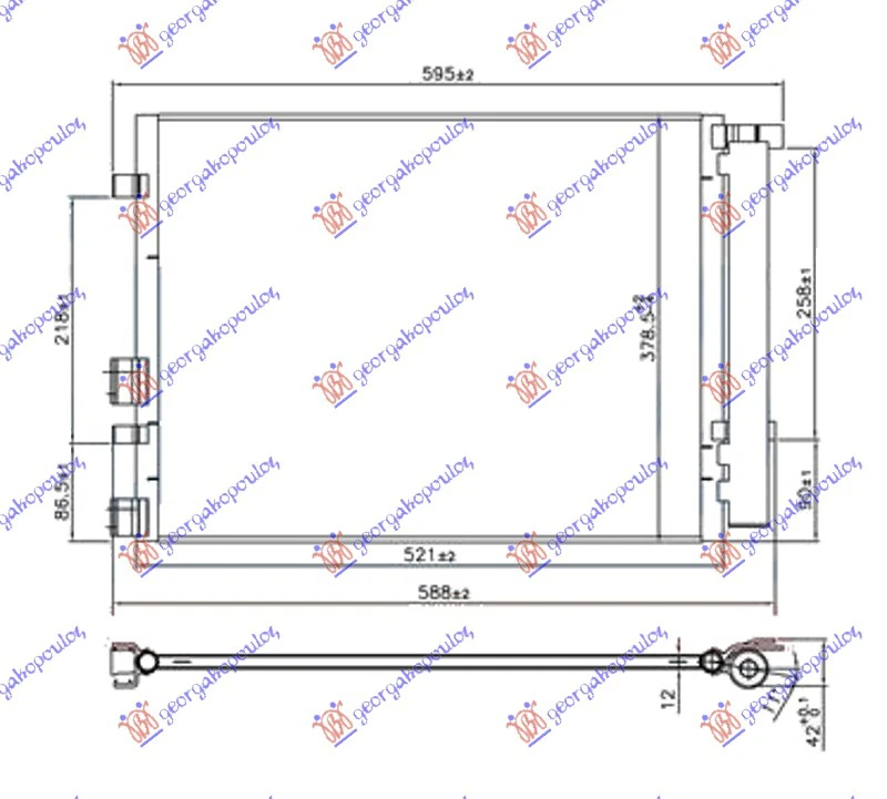 HLAD.KLIME 1.1-1.6 CRDi DSL (500x360x12)