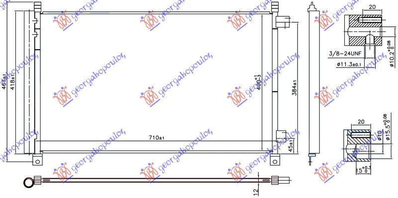 HLAD.KLIME 2.0-2.5 16v BENZ.(710x400x12)