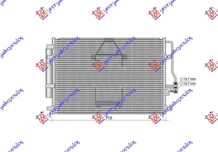 HLAD.KLIME 2.2-3.0 DIZ AUTO (715x445x16)