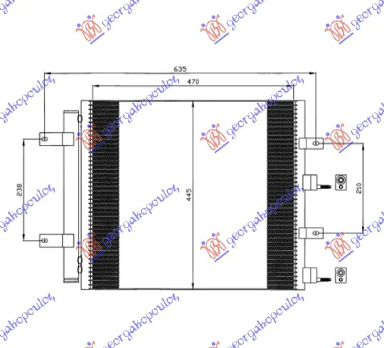 HLAD.KLIME 2.5-3.0-4.2BENZ(52.2x45.2x1.6