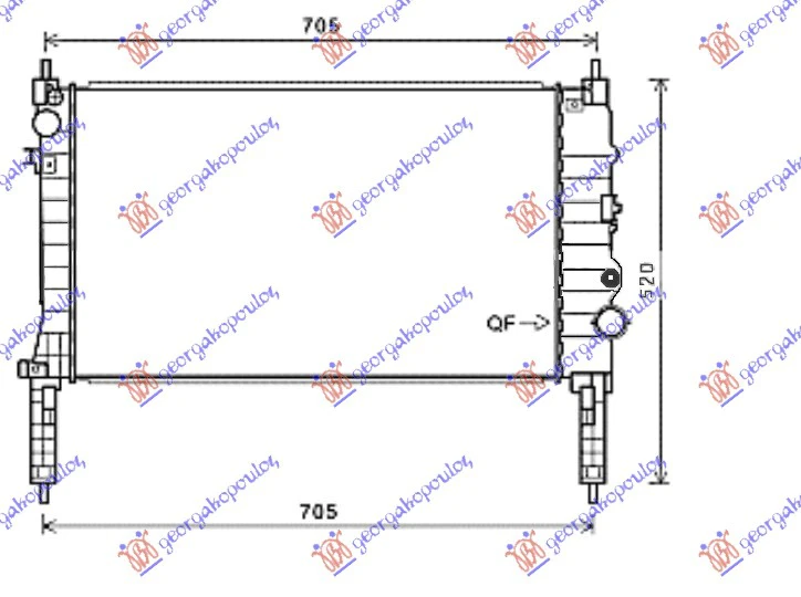 HLADNJAK 1.4 16v TURBO BENZ MANUAL