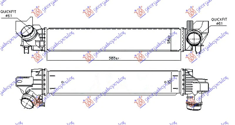 HLADNJAK INTERC.1.5(216/218i) BENZIN