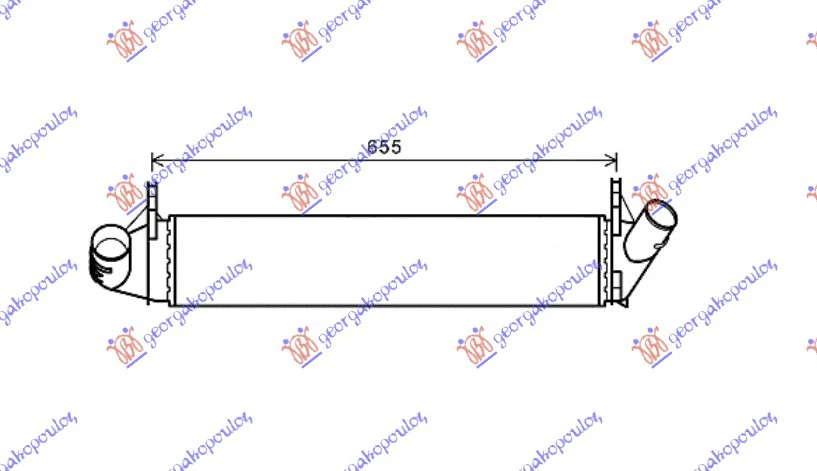 HLADNJAK INTERC.1.5DCi(590x120x40)