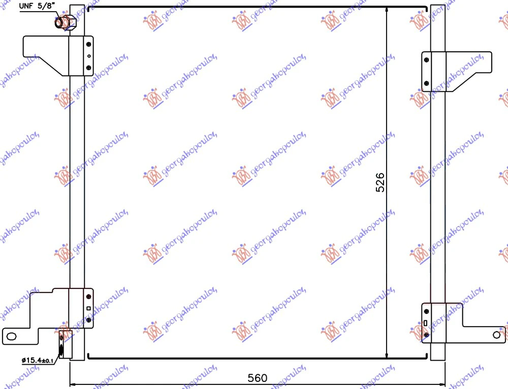 HLADNJAK KLIME(53.5x51x16) -00