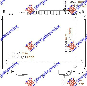 HLADNJAK MOTORA +/- AC (45x68.5)