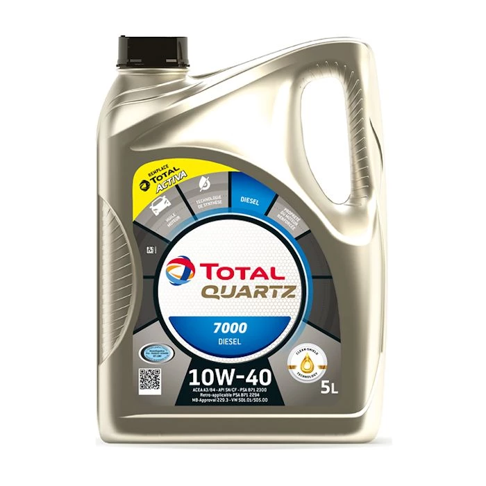 MOTORNO ULJE TOTAL QUARTZ 7000 DIESEL 10W40 5L