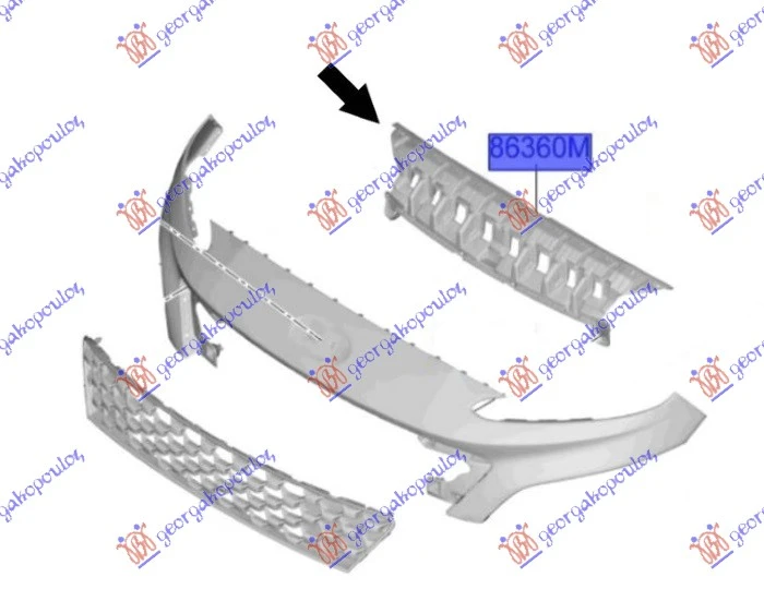 NOSAC PVC MASKE GORNJI (O)