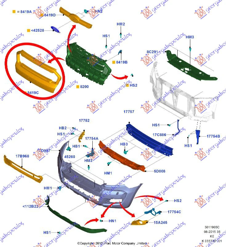 OKVIR PVC MASKE HROM