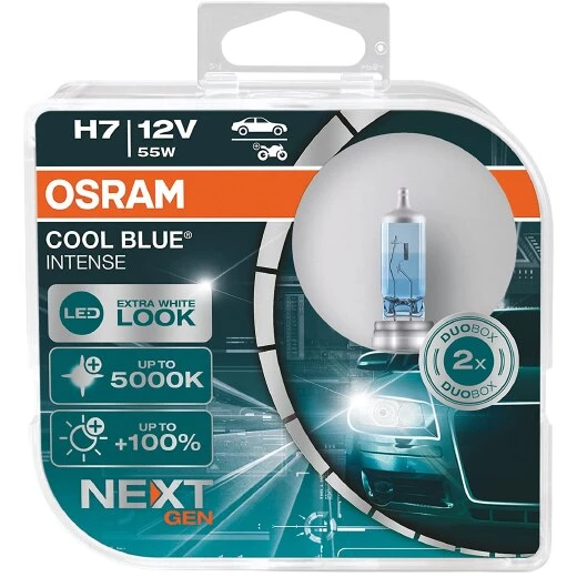 Osram halogena sijalica, glavni far H7(Cool Blue Intense) (Set)