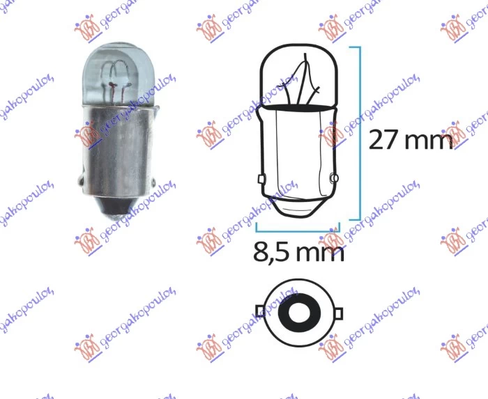 SIJALICA 24V 3W BA9