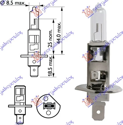 SIJALICA (H1) 12V TU50310 1U 55W