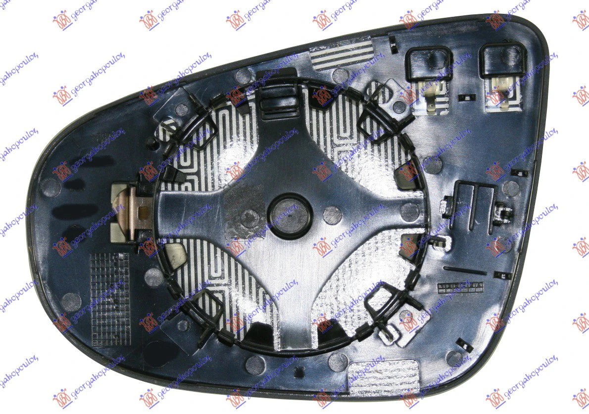 STAKLO RETROVIZORA SA GREJACEM (KONVEKSN