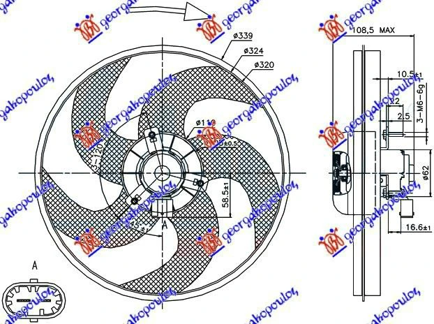 VENTILATOR -A/C BENZIN-DIZEL