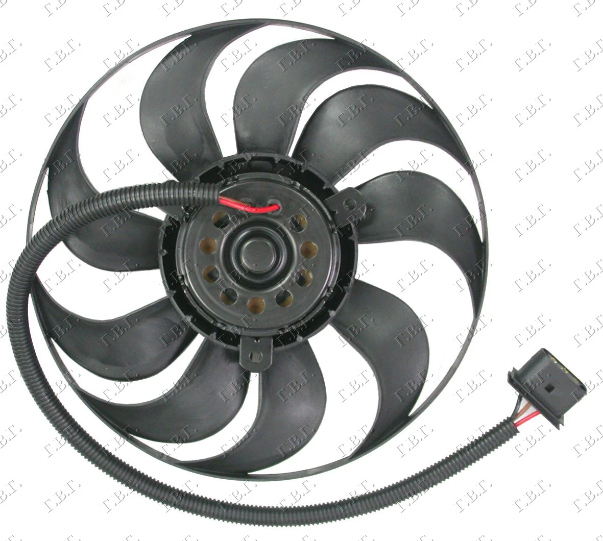 VENTILATOR A/C (MOTOR+ELISA)(29cm)BEN-DI