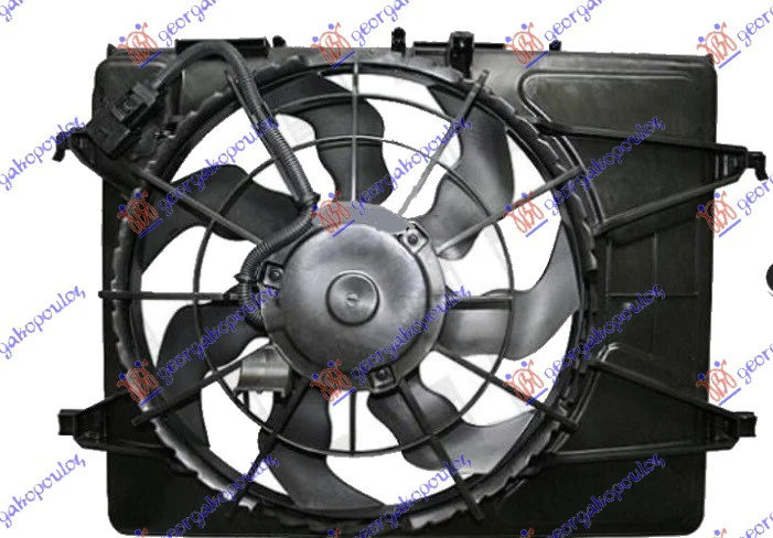 VENTILATOR KOMPL. 1.4-1.6 BEN (420mm) 3P