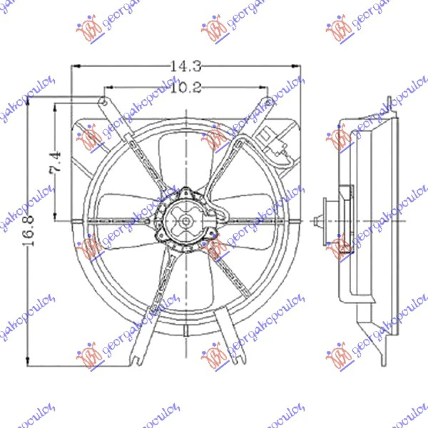 VENTILATOR KOMPLET