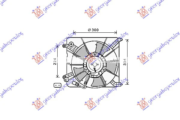 VENTILATOR KOMPLET BENZIN