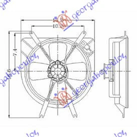 VENTILATOR KOMPLET (BENZIN)